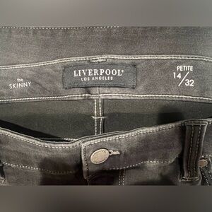 Grey LiverPool Skinny Jeans size petite 14/32